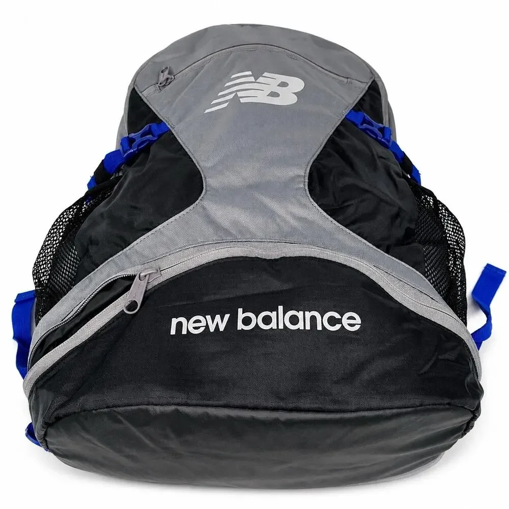 New Balance Champ Backpack 17” Laptop Bag Gunmetal Blue LAB91012-GNM NWT